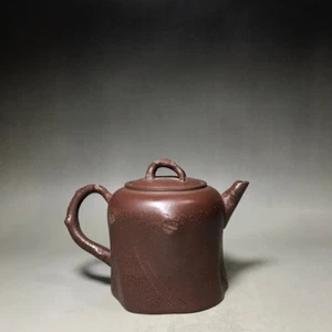 Chinesische Yixing Zisha Ton handgefertigte exquisite Teekanne (秦权凤鸣 底款:顾景舟) - Bild 1 von 9