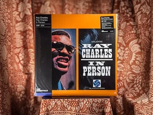 SEALED Ray Charles In Person BLUE vinyl 180G me please VMP live hits modern LP - Picture 1 of 8