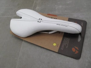 Silla de montar de ciclismo Affinity RL blanca hueca rieles de titanio carretera bicicleta de montaña grava CX - Imagen 1 de 5