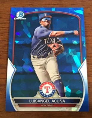Luisangel Acuna 2023 Bowman Chrome Sapphire Prospects  - Image 1 of 2