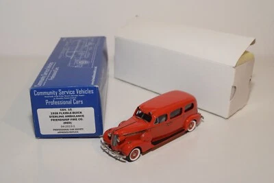 A49 1:43 BROOKLIN CSV.15 CSV 15 FLXIBLE BUICK STERLING AMBULANCE FRIENDSHIP FIRE - Immagine 1 di 4