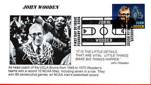 JOHN WOODEN, UCLA Basketball Head Coach, UCLA Bruins, FDC