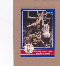 1984 STAR CO BASKETBALL AWARD BANQUET MARK EATON #19 JAZZ NMMT *A15981