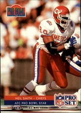 1992 Pro Set Football Card #393 Neil Smith PB