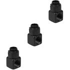  3pcs Computer Water Cooling Fitting Water Cooling System Connector Computer 90