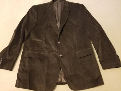 Mens Polo Ralph Lauren Corduroy Jacket Chaps 46L Long Blazer Brown Cotton - Image 1 of 4