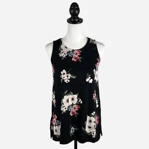 J Jill Tank Layering Sleeveless XS Shell Floral Print Travel Wearever Collection - Picture 1 of 17