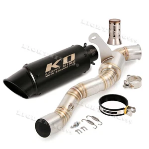 For CF Moto CLX-700 2020 2021 2022 Motorcycle Exhaust Link Pipe Muffler Slip On - Bild 1 von 12