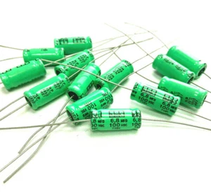 Non-Polarized Electrolytic Audio Capacitor 1 2.2 3.3 4.7 6.8 8.2 10 12 &18 uF  - Picture 1 of 2