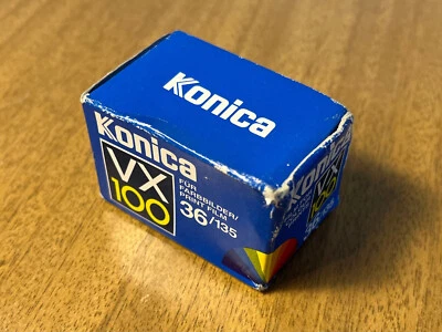 Rollo de película Konica VX100 ASA color 35 mm, 36 exposición - CADUCADO Foto 1 de 4