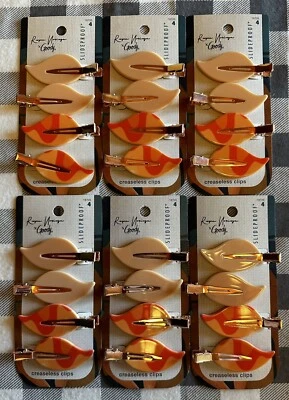 Nuevo Lote De 6 Clips Reyna Noriega X Goody Slidepoof Sin Arrugas Paquete de 4 - 24 en Total Foto 1 de 4