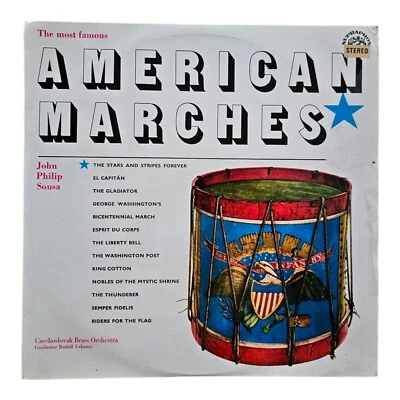CSKA Orchestra - Most Famous American Marches - Instrumental - Album Vinyl LP - Bild 1 von 3