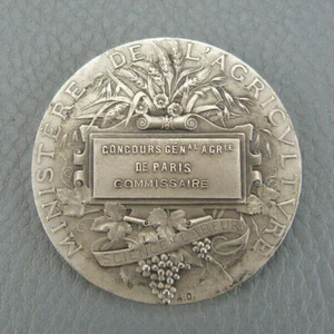 Médaille du concour général agricole de Paris commissaire, en argent, J.LAGRANGE - Imagen 1 de 3