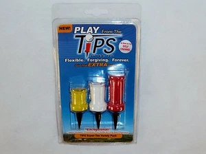TiPS T-shirt da golf flessibili, magliette morbide, tre taglie assortite, 3 magliette per confezione - Foto 1 di 8