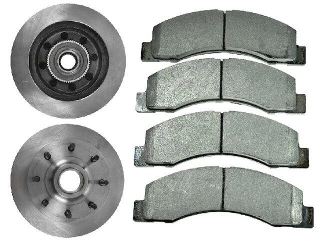 Kit de pastillas de freno delanteras y rotor 25RD31Y para Ford F350 Super Duty 1999-2002 Foto 1 de 1