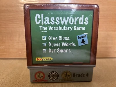 Edupress Classwords The Vocabulary Game Grade 2nd Second 2-8 Players NEW Sealed - Image 1 of 4