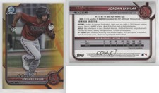 2022 Bowman Chrome Prospects Yellow/Orange Vapor Refractor /75 Jordan Lawlar
