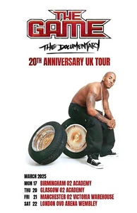Poster concerto incorniciato The Game 20th Anniversary UK Tour - Foto 1 di 2