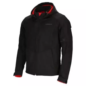 Dririder BLVD Air Soft Shell Hooded Jacket - Black - Picture 1 of 8