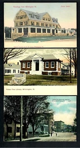 B87 Wilmington, Kindertaverne, Pettee Free Library, Williamstown Main Street View - Bild 1 von 2
