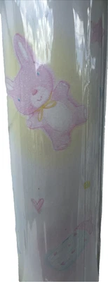 New Sealed Hallmark Vintage Wrapping Paper Baby Shower Gift Bunny Bear Sailboats - Image 1 of 4