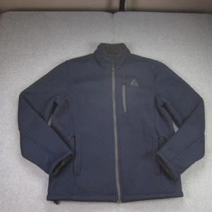 Gerry Jacket Mens Large Blue Full Zip Fleece Lined Outdoor Hiking Warm Pockets - Picture 1 of 16