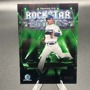 Hyeseong Kim # RR-3 Green 09/99 Bowman 2025 Rockstar Rookies RR-3 - Picture 1 of 3