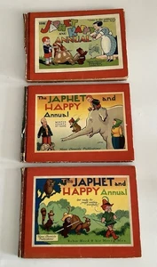 The Japhet And Happy Annual 3 volumes from 1940s - Picture 1 of 12