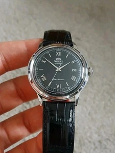 Orient Bambino 2nd Generation V2 Black Automatic Watch 40mm TAC0000AB0 - Picture 1 of 7