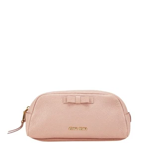 MIUMIU ribbon Pouch 5ND010 Women 【Used】 - Picture 1 of 14