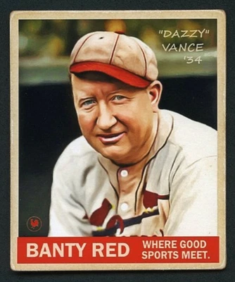 Banty Red R319 Baseball "1934" DAZZY VANCE, St. Louis Cardinals - Image 1 of 3