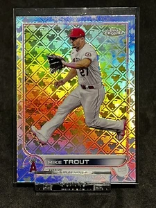 Topps Chrome Logofractor Edition 2022 #27 Mike Trout - Imagen 1 de 2