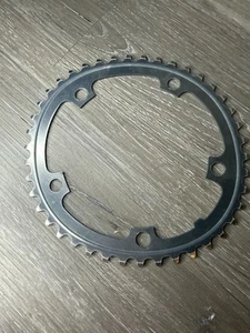 Shimano Biopace Aluminum Bicycle Chainring 42t 130 BCD Gray - Picture 1 of 4