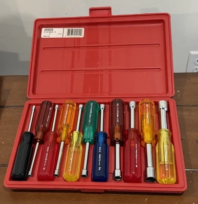 Proto J9200DB Nut Driver Set with Tray  11 Piece With Case USA 3/16” - 5/8” - Image 1 of 4