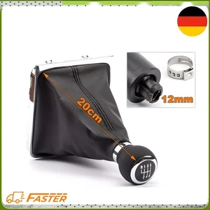 FÜR 6 GANG VW PASSAT 3C B6 + VARIANT SCHALTKNAUF SCHALTSACK SCHALTMANSCHETTE DE - Bild 1 von 8