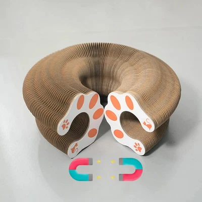 Аккордеон волшебный орган кошка когтеточка игрушка котенок Курлц мяч царапина подушечка США - Изображение 1 из 4