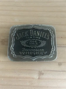 Genuine Jack Daniels Old No 7 Brand Tennessee Sour Mash Whiskey Belt Buckle USA - Picture 1 of 6
