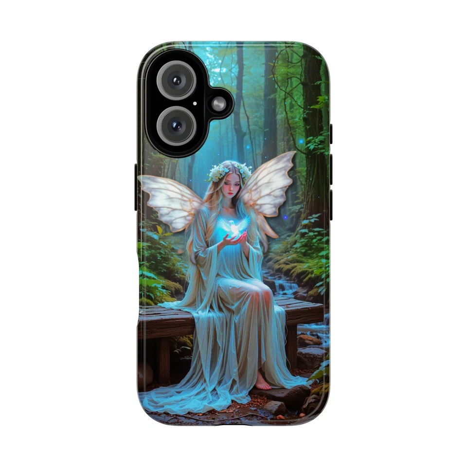 Estuche resistente Magic Forest Fairy iPhone 11-16 Samsung S20-S25 Fantasy Impact Cover  Foto 1 de 1