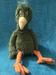 Dr Seuss Kohls Cares For Kids Green Bird Oh Say Can You Say Parrot Plush 16"