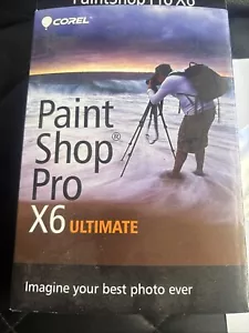 Corel Paint Shop Pro X6 Ultimate Photo Editing Program Software Complete - Picture 1 of 3