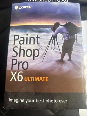 Corel Paint Shop Pro X6 Ultimate Photo Editing Program Software Complete - Image 1 of 3