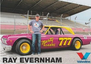 2016 Ray Evernham Valvoline Marty Robbins Plymouth PRI Show NASCAR B/B Hero Card - Picture 1 of 1