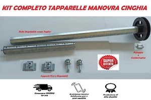 Kit COMPLETO Rullo Tapparelle Avvolgibili a Cinghia REGOLABILE e RESISTENTE - Foto 1 di 11