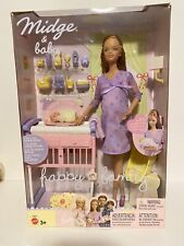 Vintage NIB Pregnant Midge Barbie Doll Happy Family 2002 #56663. Barbie movie.