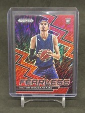 2023 PRIZM DRAFT PICKS FOTL VICTOR WEMBANYAMA RED SHIMMER FEARLESS RC /9 MR4