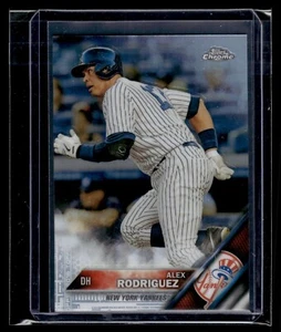 2016 Topps Chrome Refractor #146 Alex Rodriguez Yankees cantidad - Imagen 1 de 2