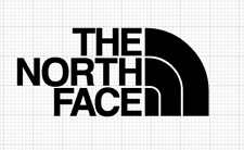 The North Face Logo Bumper Car Sticker Vinyl Decal