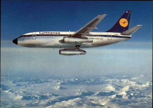Postkarte Luftverkehr & Flugzeuge: Lufthansa Flugzeug Boeing 737 City Jet ~1979 - Picture 1 of 2