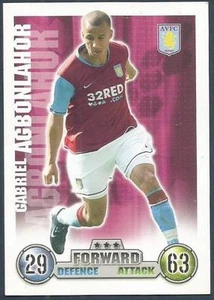 TARJETA COLECCIONABLE TOPPS MATCH ATTAX 2007-08-ASTON VILLA-GABRIEL AGBONLAHOR - Imagen 1 de 1