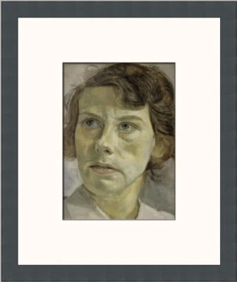 Impresión enmarcada personalizada cabeza de mujer Lucian Freud Foto 1 de 2